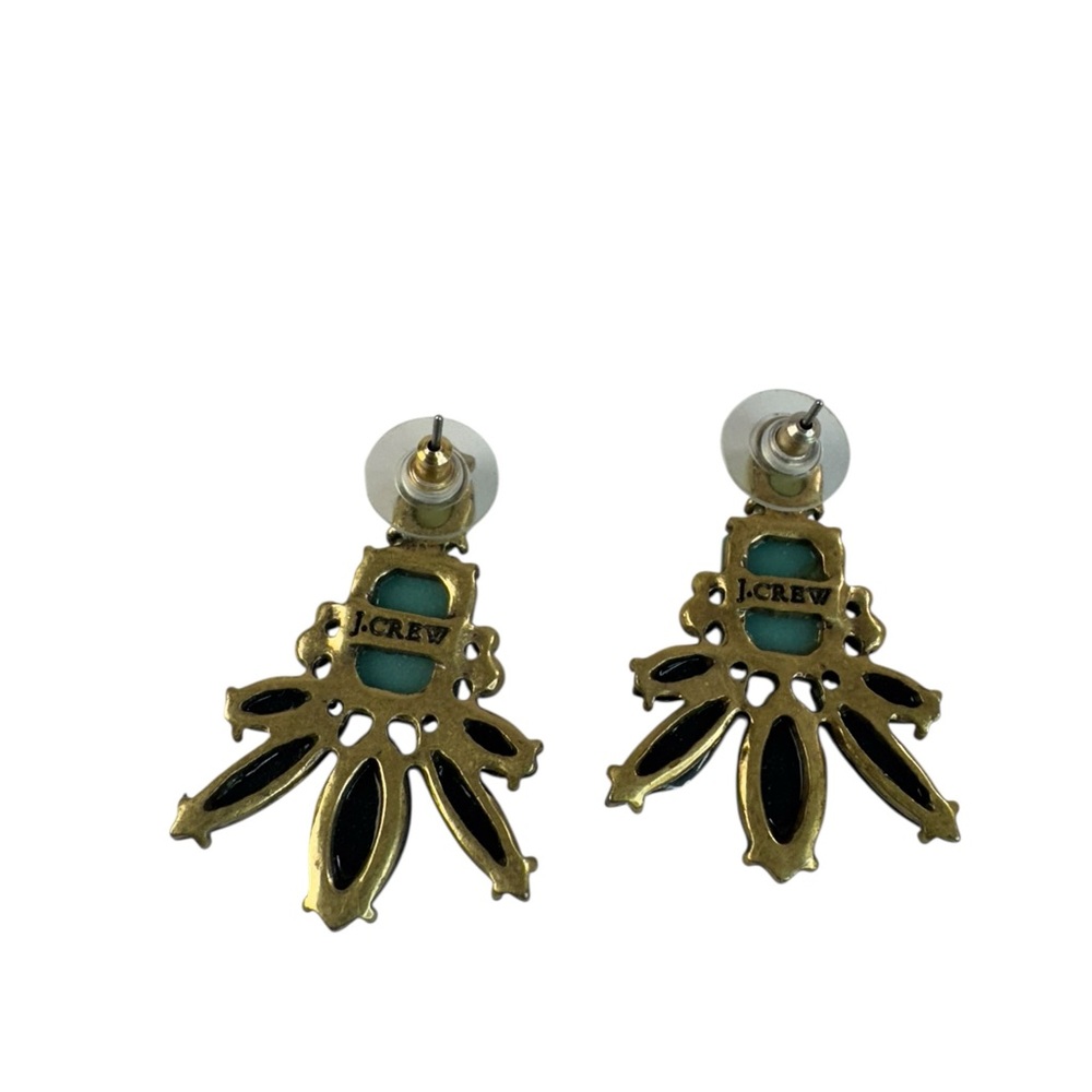 J. Crew Blue Statement Earrings - Picture 4 of 4